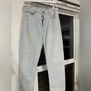 Agolde Light Wash Straight Leg Jean